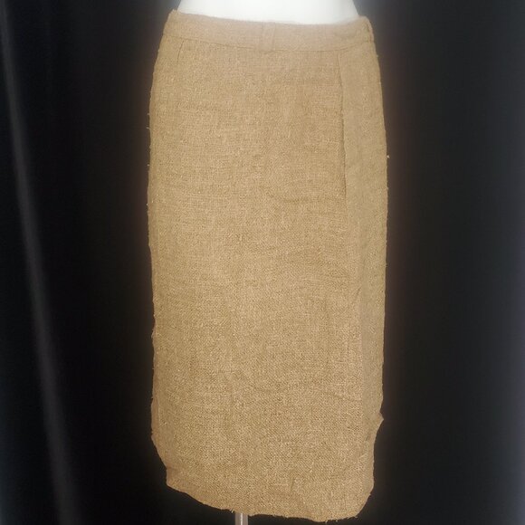 Vintage Nieman Marcus Tweed Pencil Skirt Fully Lined Size tag removed 28" Waist - Picture 1 of 15